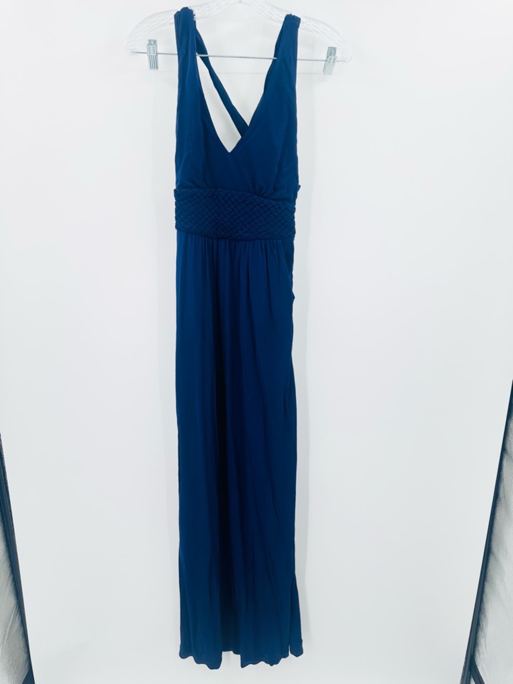 Anthropologie Maeve Navy Blue Yuma Sleeveless Maxi‎ Dress Women's Size 4 - Picture 2 of 5